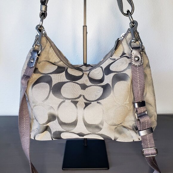 Gray Coach Women's Shoulder Bag - Picture 4 of 15